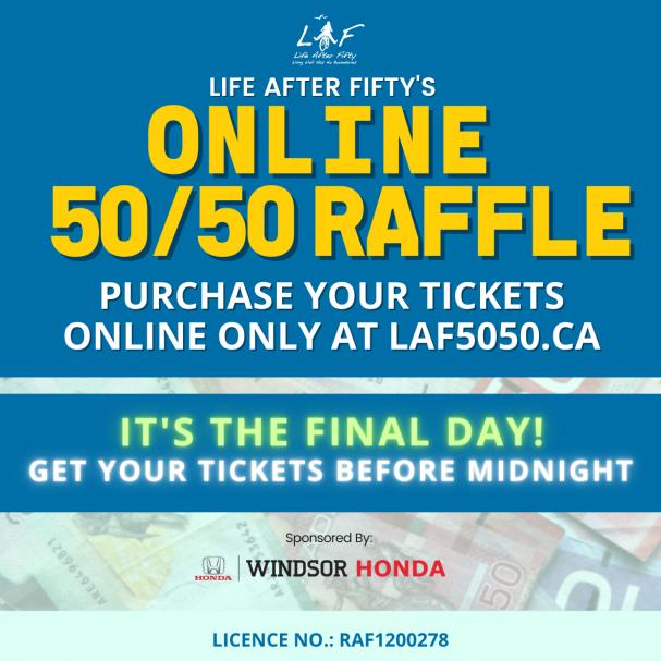 LAST CHANCE for our 50/50!